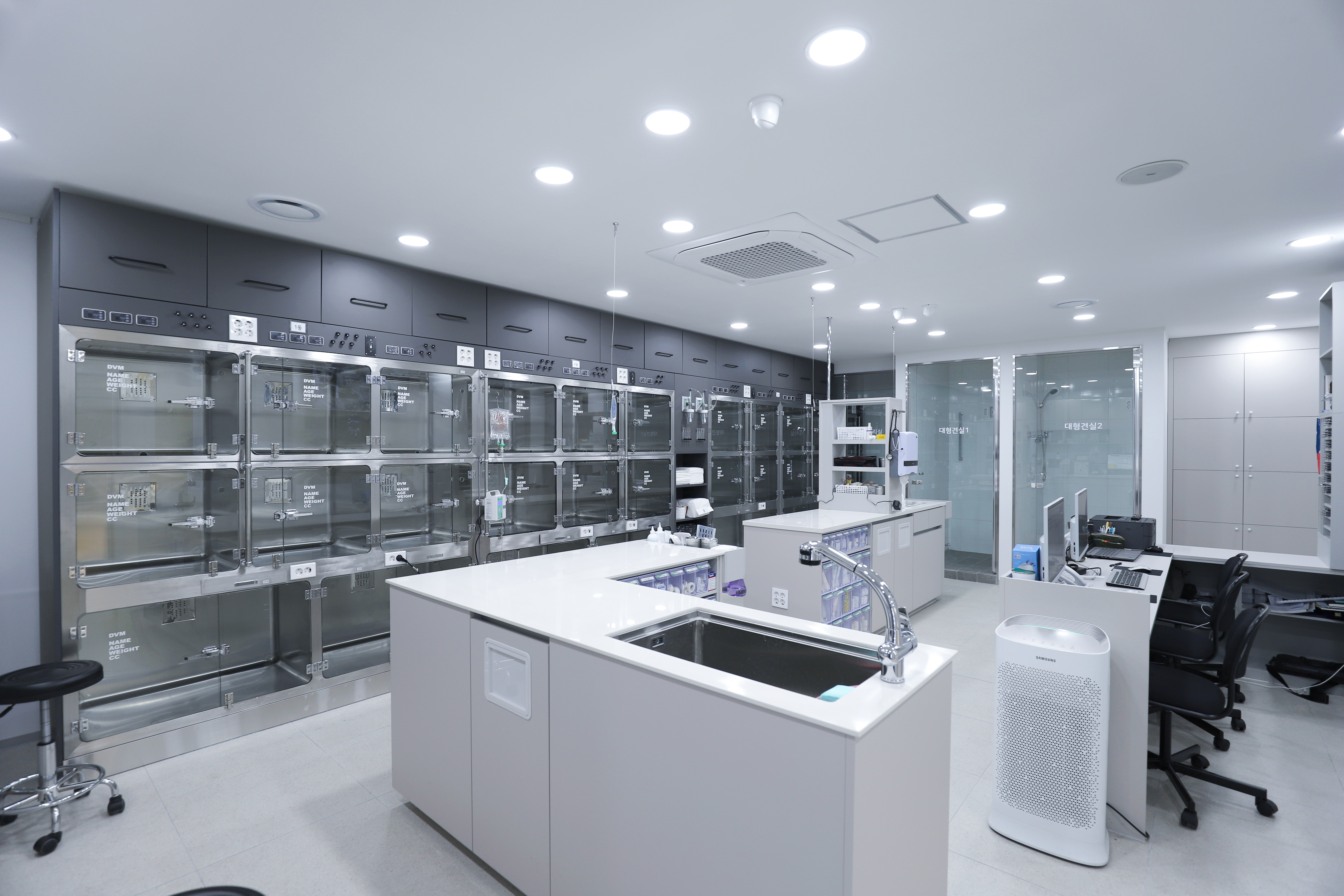 처치실 케이지존, 회복 중인 반려동물을 위한 공간